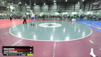 150 lbs Round 1 (4 Team) - Sean Patrick, FCA WRESTLING vs Evan Thompson, NORTH CAROLINA WRESTLING FACTORY - BLUE