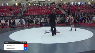 41 kg 5th Place - Lucas Forman, Nevada Elite Wrestling vs Jesse Grossman, Billings Wrestling Club