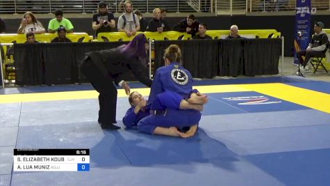 SARA ELIZABETH KOUBA vs ANA LUA MUNIZ 2024 Pan Jiu Jitsu IBJJF Championship