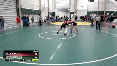 197 lbs Cons. Round 3 - Jeffery Morosini, Colorado School Of Mines vs Jacob Fuentes, Western Wyoming College