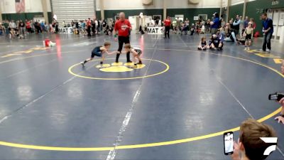 49 lbs Cons. Round 3 - Sawyer Watkins, Western Kansas Wrestling vs Creighton Vanschoiack, Junior Eagles