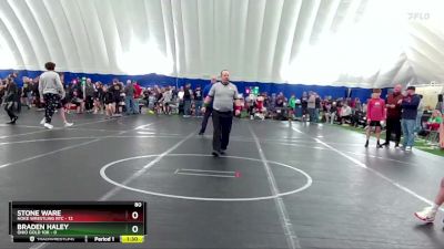 80 lbs Finals (2 Team) - Braden Haley, Ohio Gold 10k vs Stone Ware, Noke Wrestling RTC