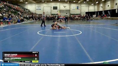 120 lbs Finals (8 Team) - Brady Danze, Millard South vs Noah Ingwersen, Lincoln East