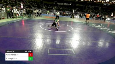 90 lbs Round Of 16 - Marco Costanzo, Validus vs Kellen Wright, New Milford