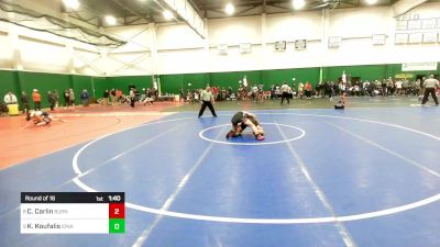 145 lbs Round Of 16 - Colin Carlin, Burnt Hills vs Konstantinos Koufalis, Iona Prep