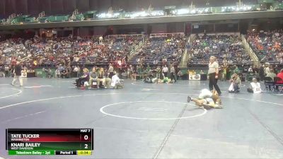 2A 126 lbs Cons. Round 1 - Tate Tucker, Washington vs Knari Bailey, West Davidson