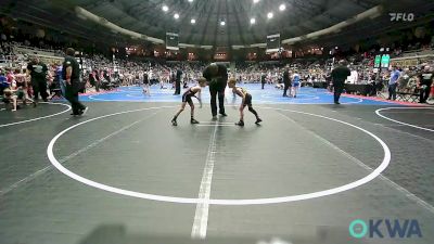 52 lbs Consi Of 16 #1 - Crash Fawver, Clinton Youth Wrestling vs Brexton Jorgensen, Morrison Takedown Club