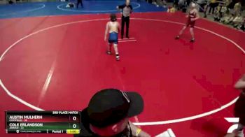 130 lbs Finals (8 Team) - Brenden Kobs, Chatfield vs Cade Heidebrink, Adrian