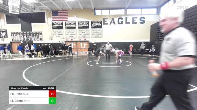 120 lbs Quarterfinal - Cristian Pote, Danbury vs Isaac Dones, New Haven