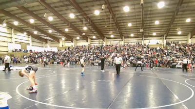 95 lbs Quarterfinal - Jayden Davidson, Cougars Wrestling Club vs Peyton Hogan, Uintah Jr High Wrestling