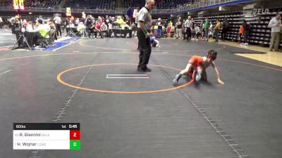 60 lbs Consi Of 32 #2 - Ryan Giannini, Delaware Valley vs Holden Wojnar, Lower Dauphin