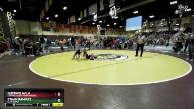 102 lbs Semifinal - Gustavo Avila, Central Coast Most Wanted vs Ethan Ramirez, Elite Force