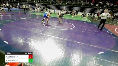 160 lbs Round Of 16 - Aiden Gonzalez, Cja vs Francis Williams, Pittsgrove WA