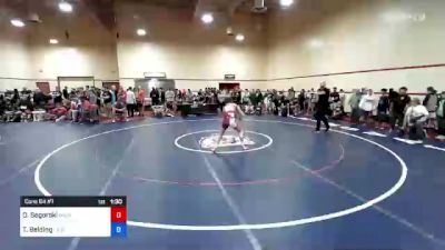 60 kg Cons 64 #1 - Owen Segorski, Michigan vs Thomas Belding, La Grande Mat Club