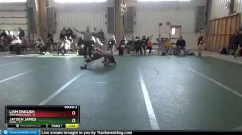 105 lbs Round 2 (4 Team) - Jayden James, POWA vs Liam English, Warhawks Black