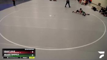 55 lbs Quarterfinals (8 Team) - Grant Uhlir, Fosston-Bagley Brawlers vs Braden Binsfeld, Paynesville