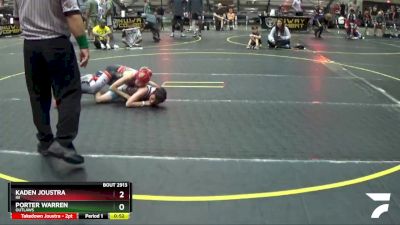 75 lbs Quarterfinal - Kaden Joustra, ISI vs Porter Warren, Outlaws