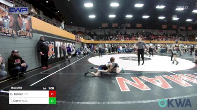 85 lbs Rr Rnd 2 - Quin Turner, Hinton Takedown Club vs Taylor Dover, Noble Takedown Club