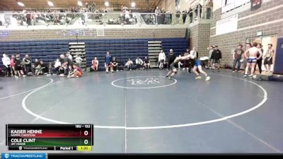 132 lbs Round 2 - Cole Clint, Jet House vs Kaiser Henne, Nampa Christian