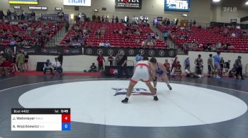 92 kg Cons 8 #2 - Jack Wehmeyer, Malvern Wrestling Club vs Abraham Wojcikiewicz, Illinois