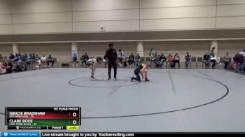 108 lbs Finals (2 Team) - Gracie Bradshaw, RPA Wrestling vs Clare Booe, Lady Pride Black
