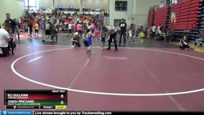 40 lbs Semifinal - Owen Prichard, White Plains Youth Wrestling vs Eli Sullivan, Auburn Takedown