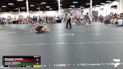 98 lbs Round 3 (4 Team) - Brandon Wunder, Outsiders WC vs Ethan Andrula, Savage WA Black