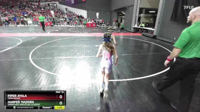 55 lbs Quarterfinal - Harper Madden, Sarbacker Wrestling Academy vs Piper Ayala, Team Nazar