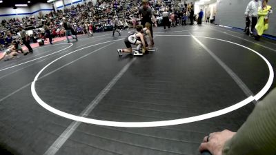 75 lbs Semifinal - Kannon VanDeven, Mustang Bronco Wrestling Club vs Dillinger Garrett, Geary Youth Wrestling