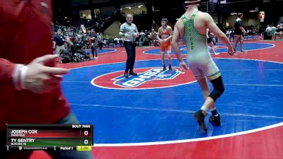 7A-120 lbs Quarterfinal - Joseph Cox, Parkview vs Ty Gentry, Buford HS