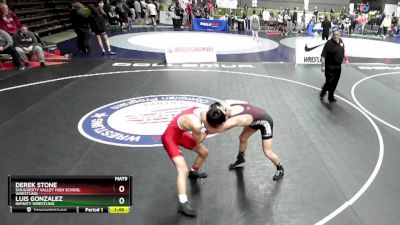 138 lbs Champ. Round 1 - Luis Gonzalez, Infinity Wrestling vs Derek Stone, Dougherty Valley High School Wrestling