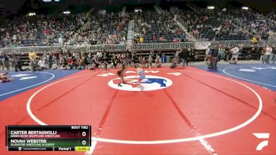 46 lbs 5th Place Match - Novah Webster, Gladiator Wrestling Academy vs Carter Bertagnolli, Green River Grapplers Wrestling