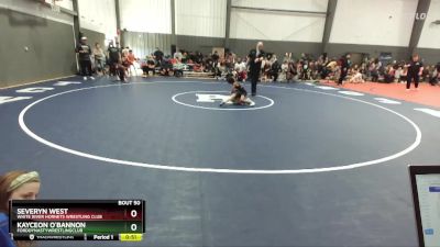 53 lbs Semifinal - Severyn West, White River Hornets Wrestling Club vs Kayceon O`Bannon, FordDynastyWrestlingClub