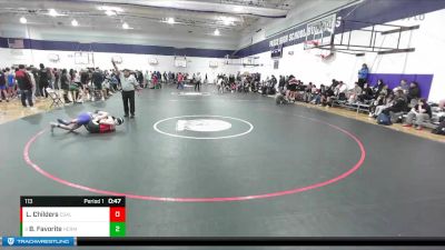 113 lbs Cons. Round 3 - Brodie Favorite, Hermiston vs Levi Childers, Columbia (White Salmon)