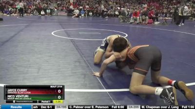 2A-106 lbs Champ. Round 2 - Jayce Curry, Sergeant Bluff-Luton vs Nico Venturi, Bishop Heelan Catholic