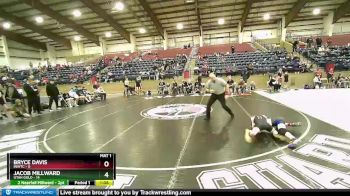 87 lbs Finals (2 Team) - Bryce Davis, INWTC vs Jacob Millward, Utah Gold
