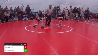 50 lbs Semifinal - Mason Kehr, York vs Jase Atherton, Milroy