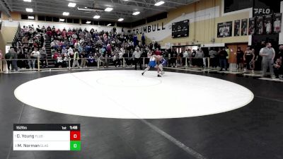 152 lbs Quarterfinal - Donell Young, Fairfield Ludlowe vs Michael Norman, Glastonbury