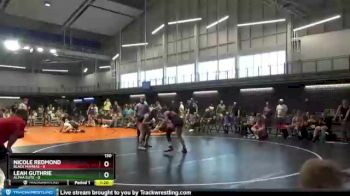 130 lbs Round 6 (10 Team) - Nicole Redmond, Black Mambas vs Leah Guthrie, Alpha Elite