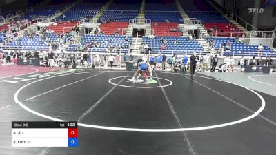 132 lbs Cons 32 #2 - Abigail Ji, Illinois vs Jayla Ford, Oklahoma