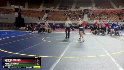 D3-165 lbs Quarterfinal - Cooper French, Coconino vs Adrian Nemer, Sahuarita Hs