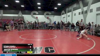 95 lbs Placement Matches (8 Team) - Weston Borgers, Beast Mode vs Ethan Powell, Burnett Trained (OH)