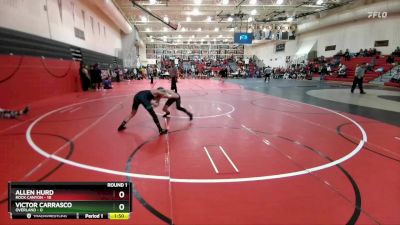 126 lbs Round 1 (4 Team) - Allen Hurd, Rock Canyon vs Victor Carrasco, Overland