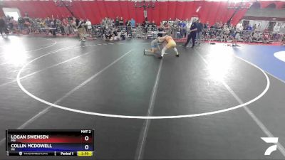 132 lbs Semifinal - Logan Swensen, MN vs Collin McDowell, WI