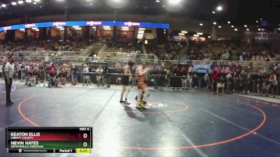 126 1A Cons. Round 2 - Keaton Ellis, Liberty County vs Nevin Hayes, Zephyrhills Christian