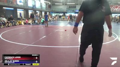 138+145 Round 2 - Caydence Loper, Robertsdale vs Delilah Queen, Pálé Wrestling