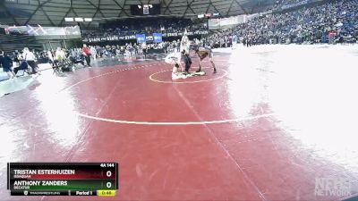 4A 144 lbs Cons. Round 2 - Tristan Esterhuizen, Issaquah vs Anthony Zanders, Decatur