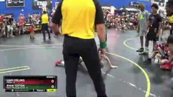 85 lbs Round 1 (6 Team) - Liam Collins, POWA vs Ryan Totten, Peer Pressure Elite