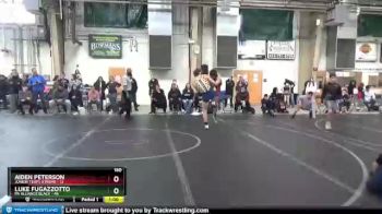 160 lbs Finals (2 Team) - Aiden Peterson, Junior Terps Xtreme vs Luke Fugazzotto, PA Alliance Black