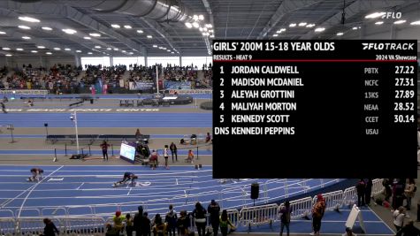 Youth Girls' 200m, Finals 10